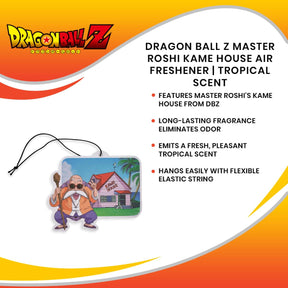 Dragon Ball Z Master Roshi Kame House Air Freshener | Tropical Scent
