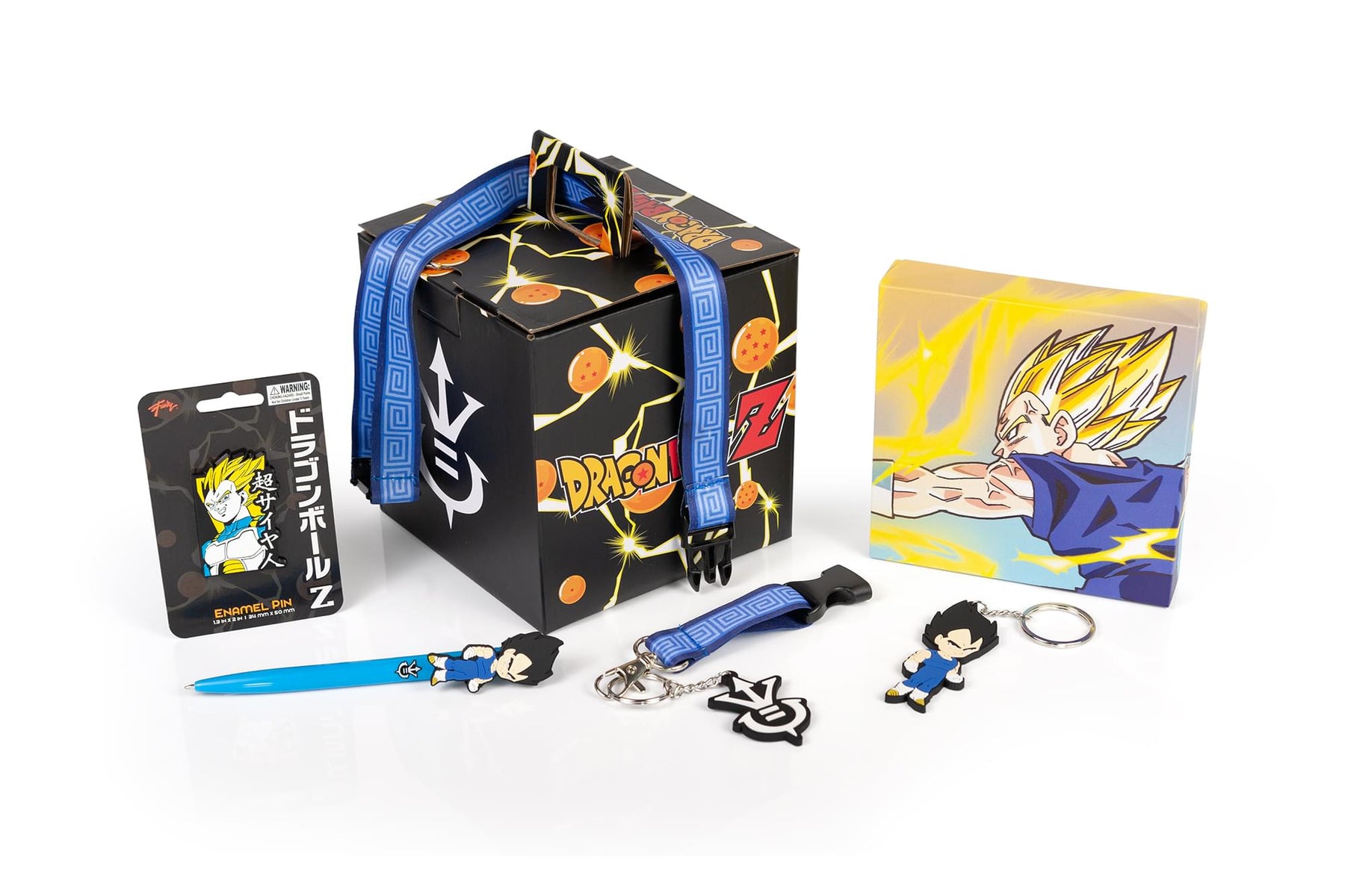 Dragon Ball Z Vegeta Collector Looksee Box | Includes 5 Themed Collectibles