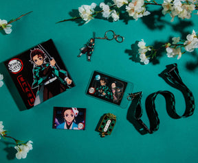 Demon Slayer LookSee Mystery Gift Box | Includes 5 Collectibles | Tanjiro Kamado