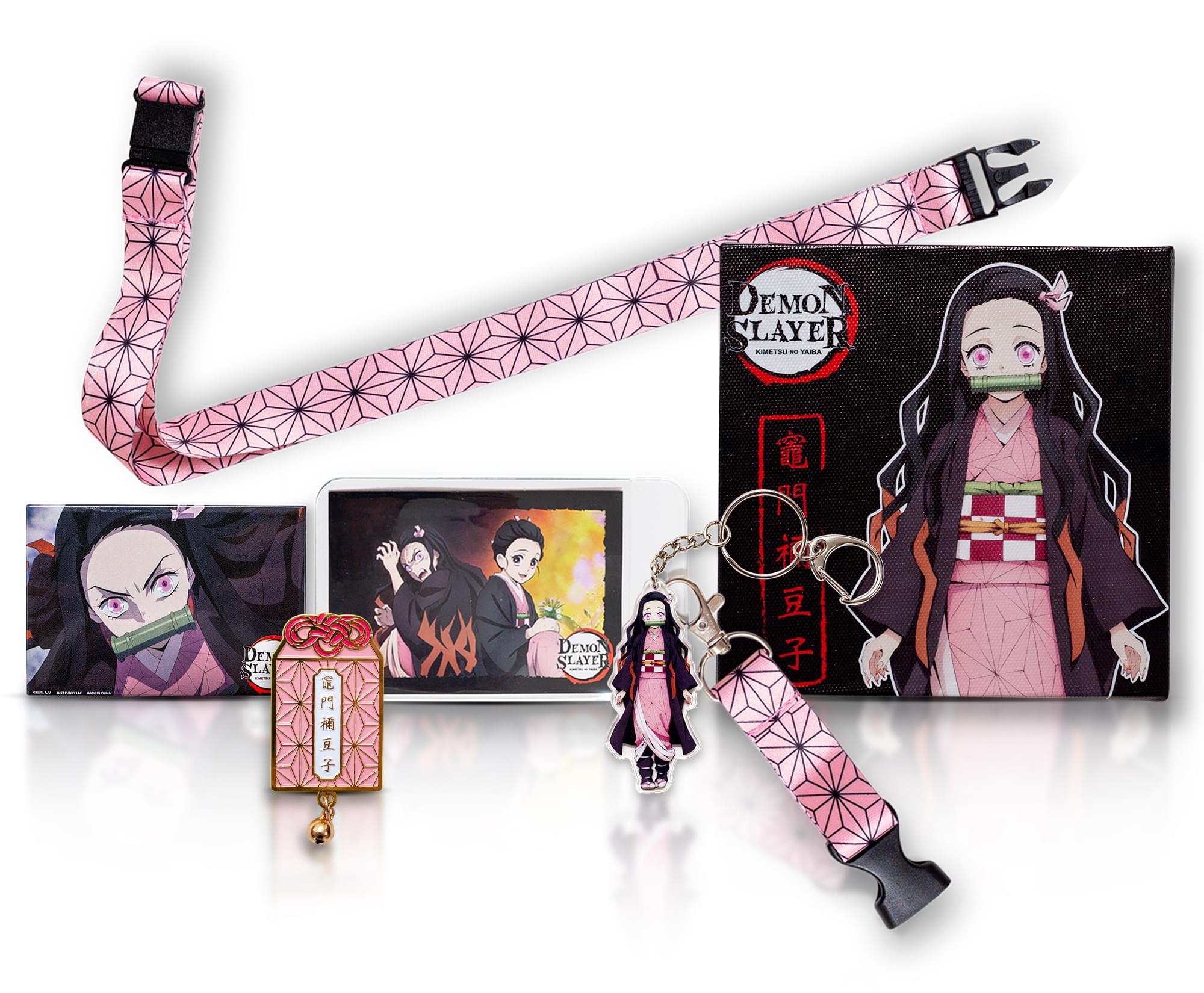 Demon Slayer LookSee Mystery Gift Box | Includes 5 Collectibles | Nezuko Kamado