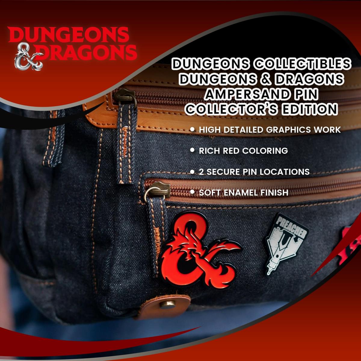 Dungeons Collectibles | Dungeons & Dragons Ampersand Pin| Collector’s Edition
