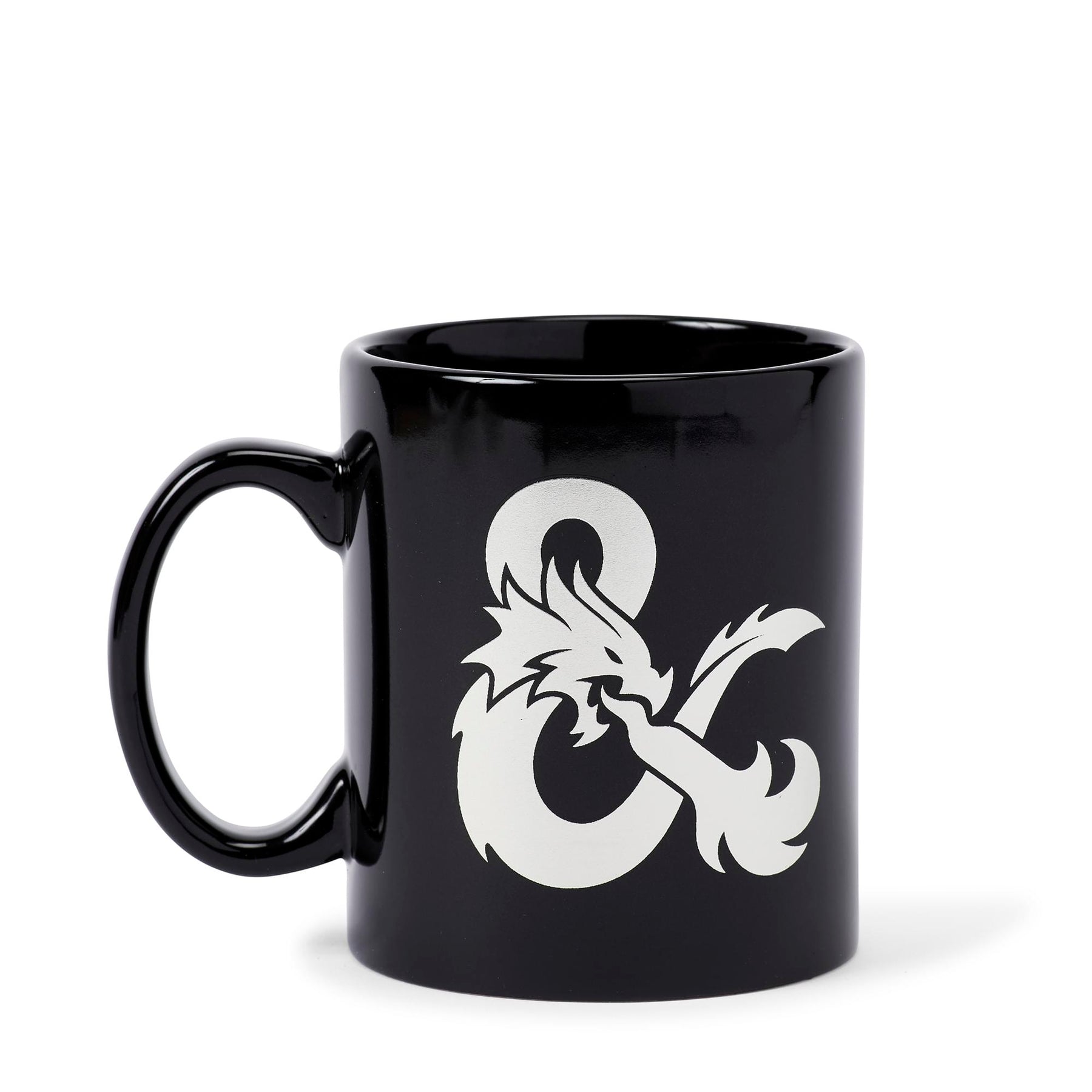 Dungeons & Dragons Black Ceramic Ampersand Logo Mug - 16-Ounces