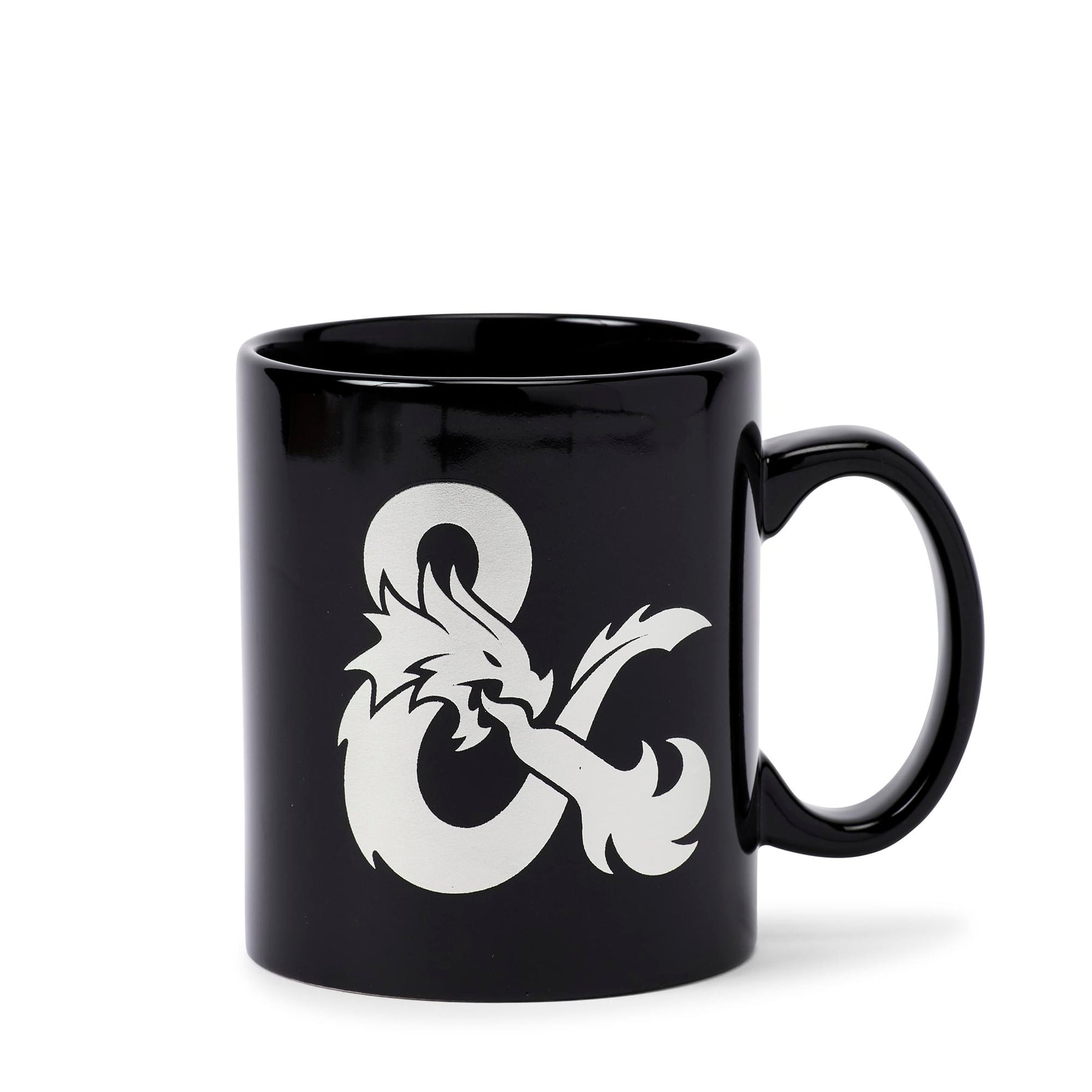 Dungeons & Dragons Black Ceramic Ampersand Logo Mug - 16-Ounces