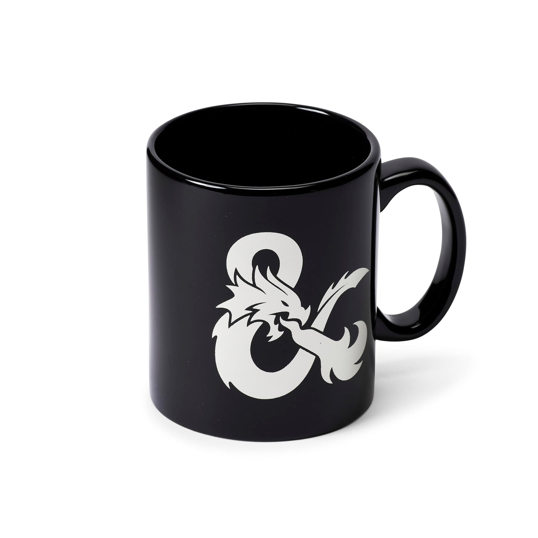 Dungeons & Dragons Black Ceramic Ampersand Logo Mug - 16-Ounces