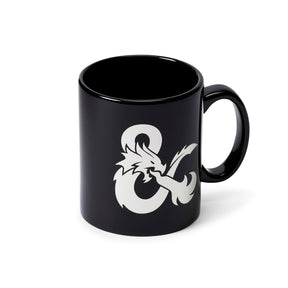 Dungeons & Dragons Black Ceramic Ampersand Logo Mug - 16-Ounces