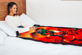 DOOM Classic Fleece Throw Blanket | Cozy Lightweight Blanket | 45 x 60 Inches