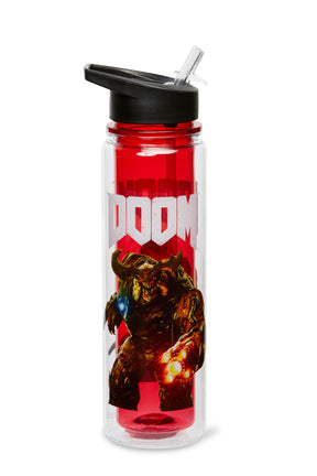 DOOM Cyberdemon 16oz Double Walled Plastic Water Bottle