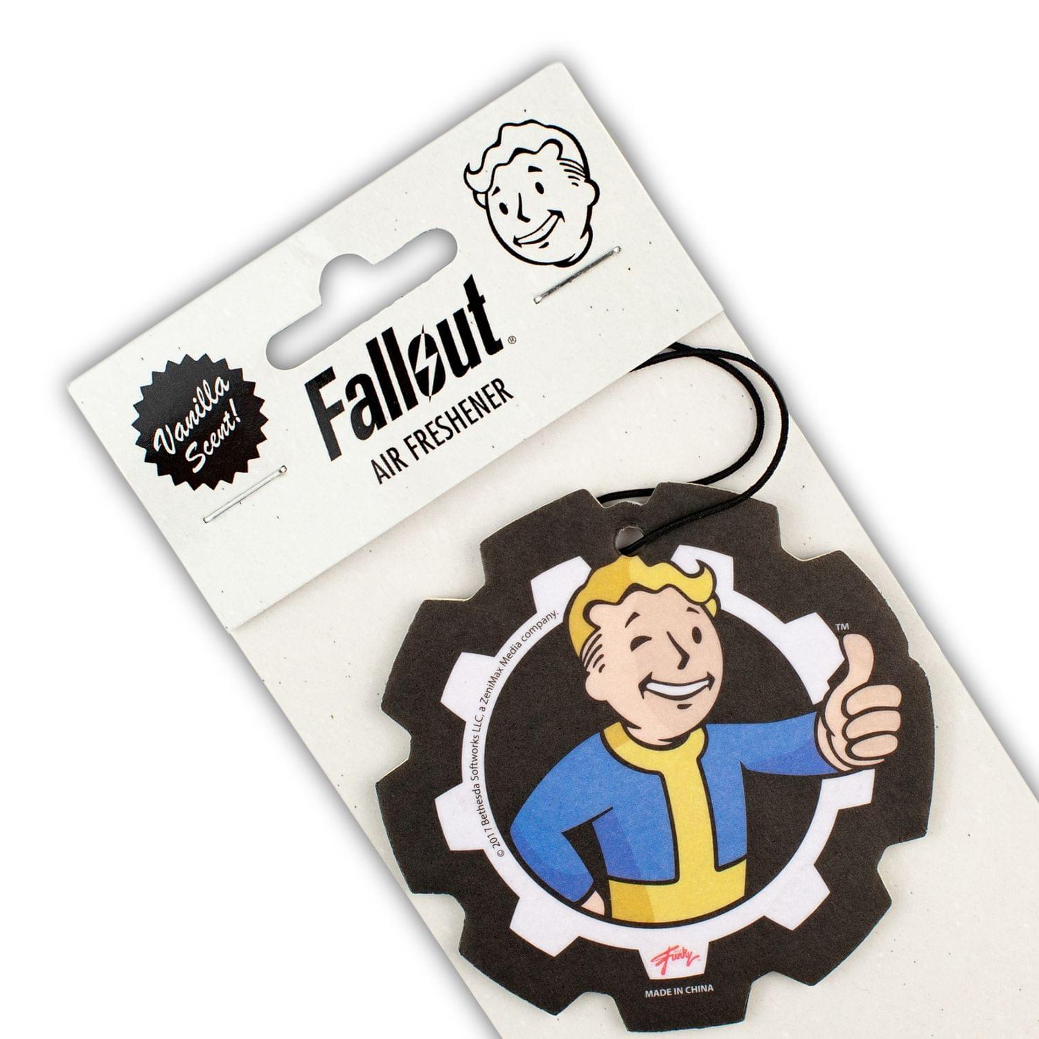 Fallout 4 Vault Boy Hanging Air Freshener for Cars and Closets | Vanilla Scent