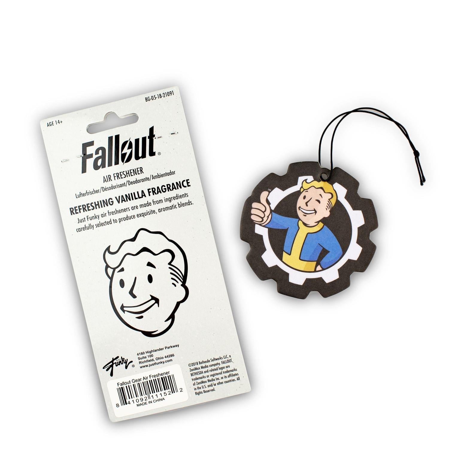 Fallout 4 Vault Boy Hanging Air Freshener for Cars and Closets | Vanilla Scent