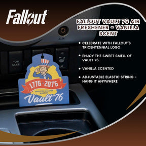 Fallout Vault 76 Air Freshener - Vanilla Scent
