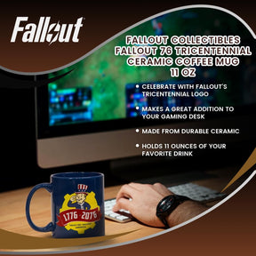 Fallout Collectibles | Fallout 76 Tricentennial Ceramic Coffee Mug | 11 oz