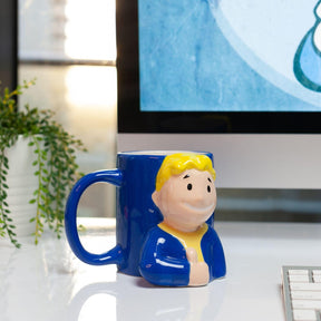 Fallout Collectibles Smiling Vault Boy Thumbs Up 3D Coffee Mug | 20 Ounces