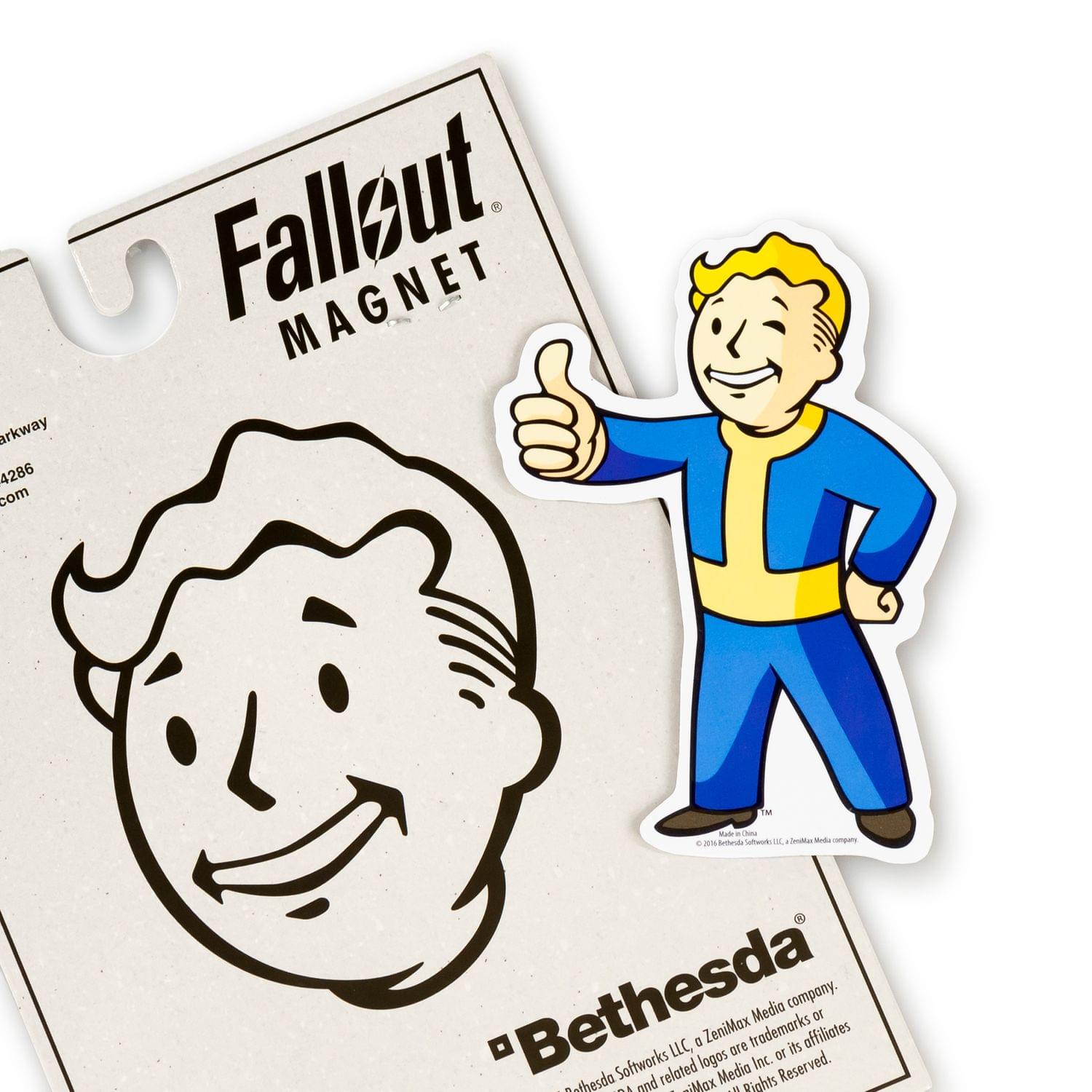 Fallout Merchandise |  Fridge Magnet of Fallout Vault Boy Magnet Sticker | 4 Inches