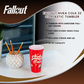 Fallout Nuka Cola 22oz Plastic Tumbler