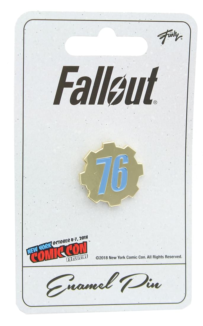 Fallout 76 Enamel Pin NYCC Exclusive