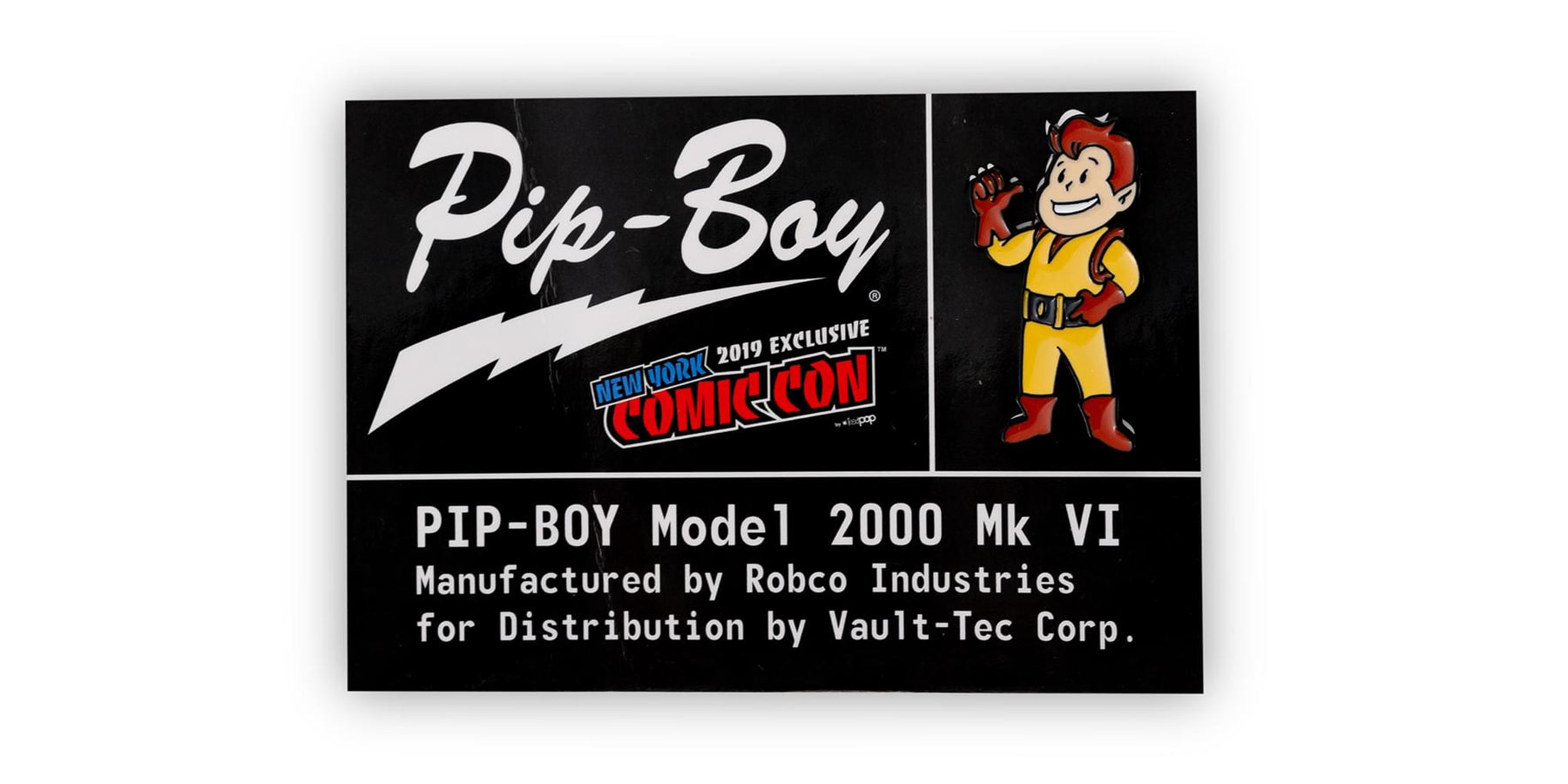 Fallout Pip-Boy Original Character Pin | Exclusive Retro Enamel Collector Pin