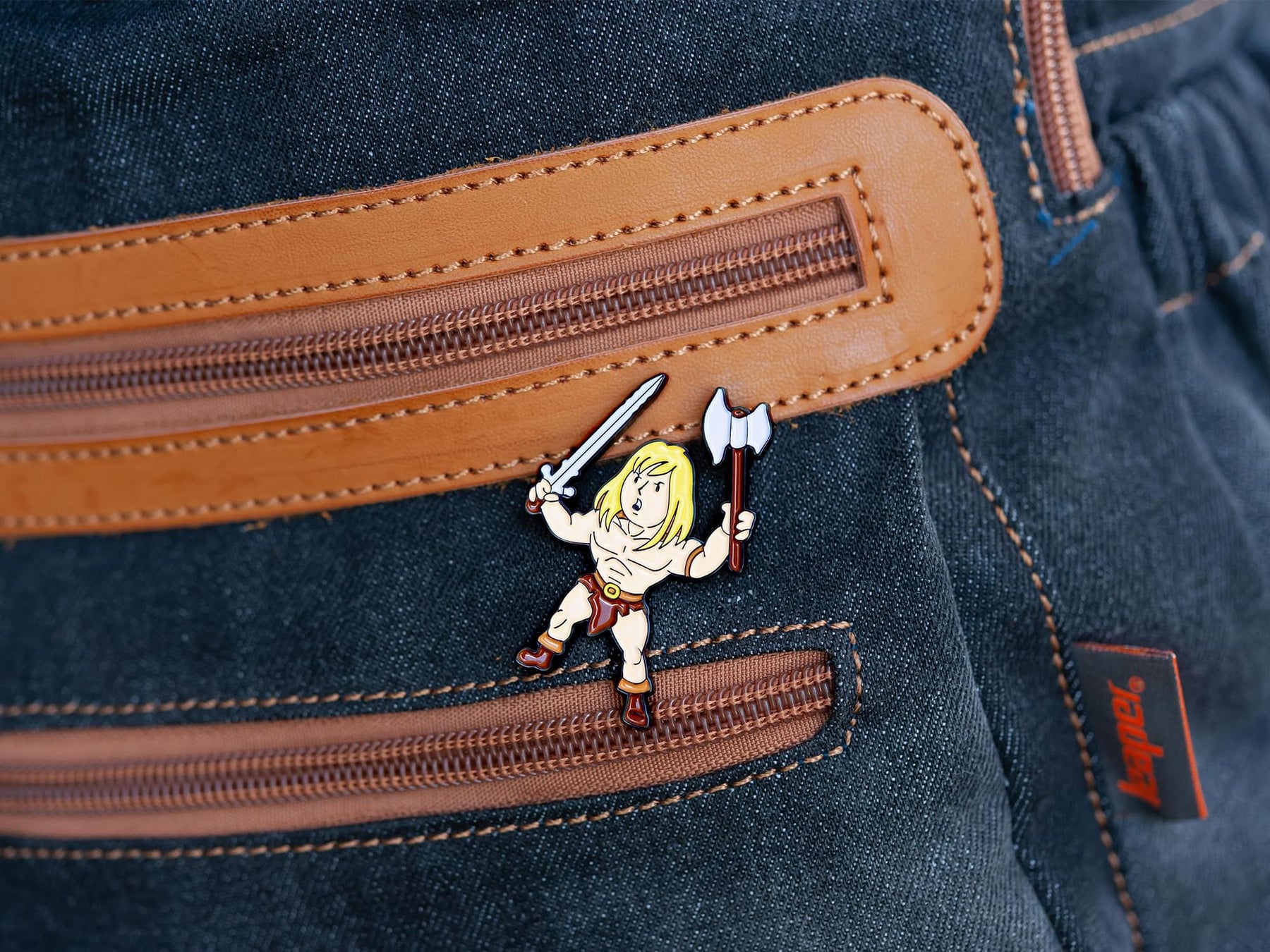 Fallout Barbarian Perk Pin | Exclusive Vault Boy Collector Pin | 1.73 Inches