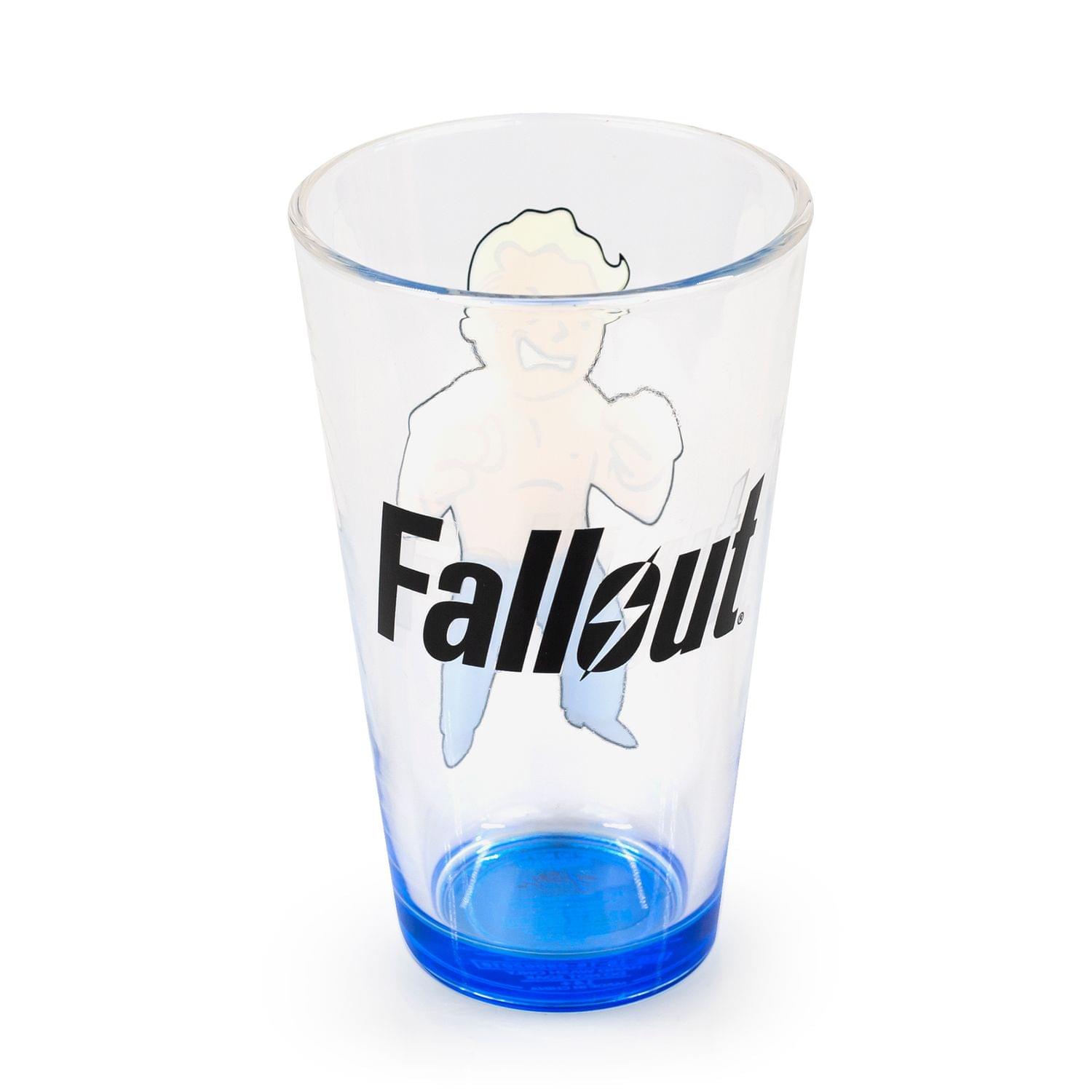 Fallout Collectibles | Fallout Vault Boy Pint Glass | 16 Ounces | Xbox One Gift