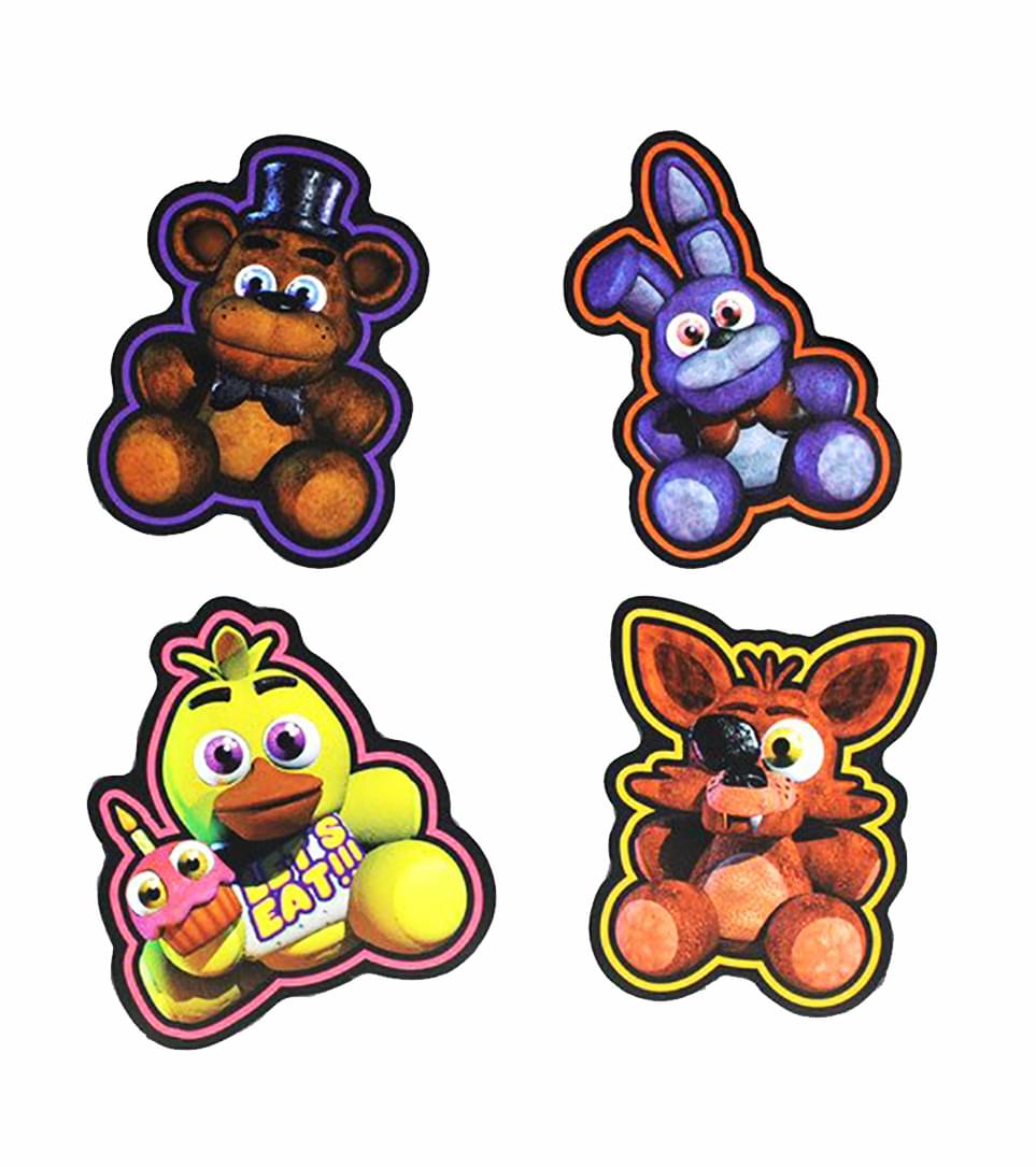 Five Nights At Freddy's Character Magnets, Set of 4