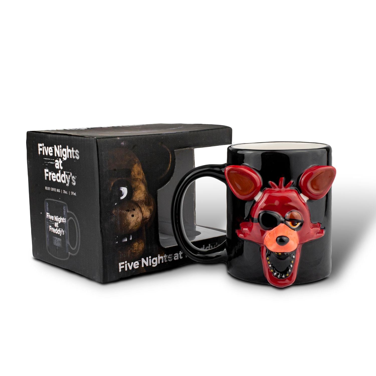 Five Nights At Freddy Foxy Relief Coffee Mug | Foxy 3D Ceramic Mug | 20 Ounces