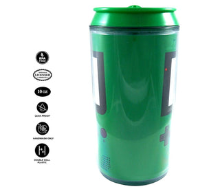 Nintendo Green Game Boy 10oz Plastic Travel Can