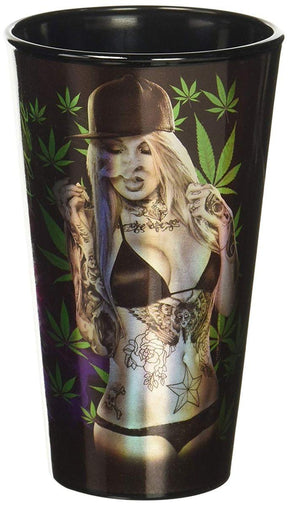 Get Down Art Purple Haze Art 16oz Pint Glass