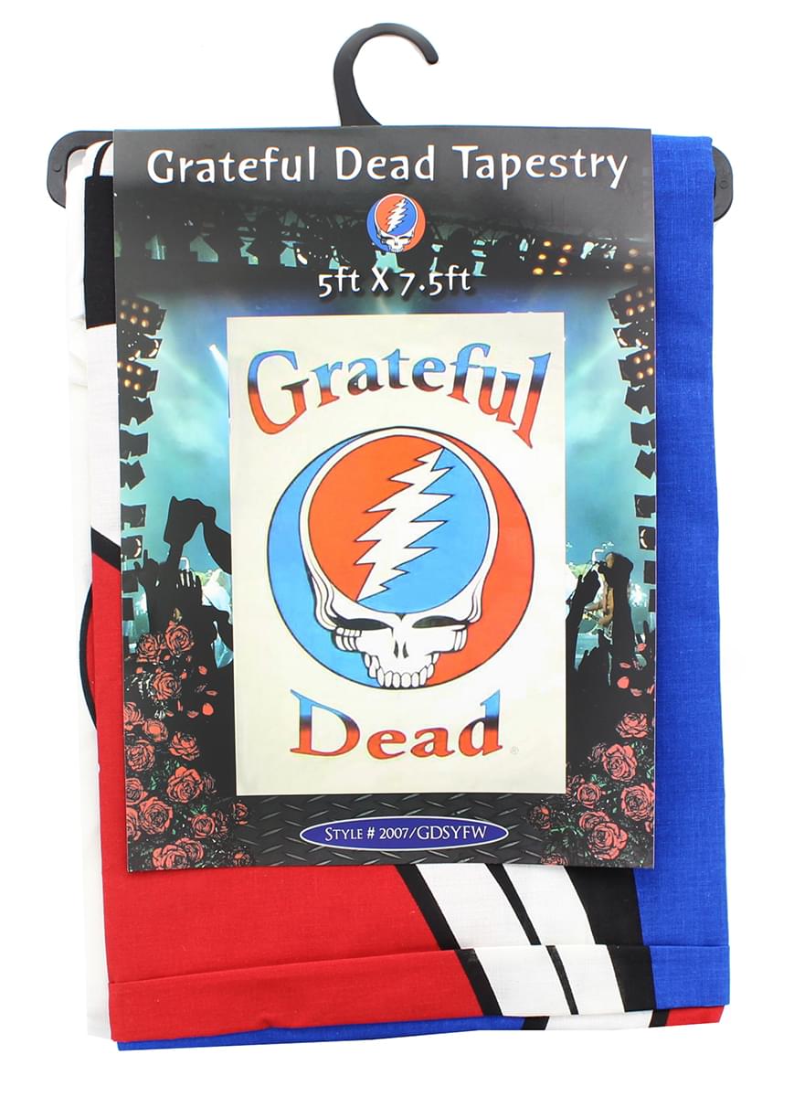 Grateful Dead Steal Your Face Logo White 60"x90" Tapestry