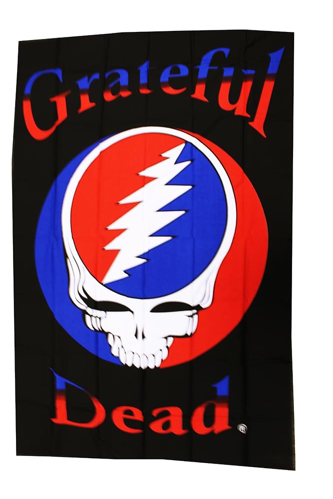 Grateful Dead Skull Logo 60"x90" Black Tapestry