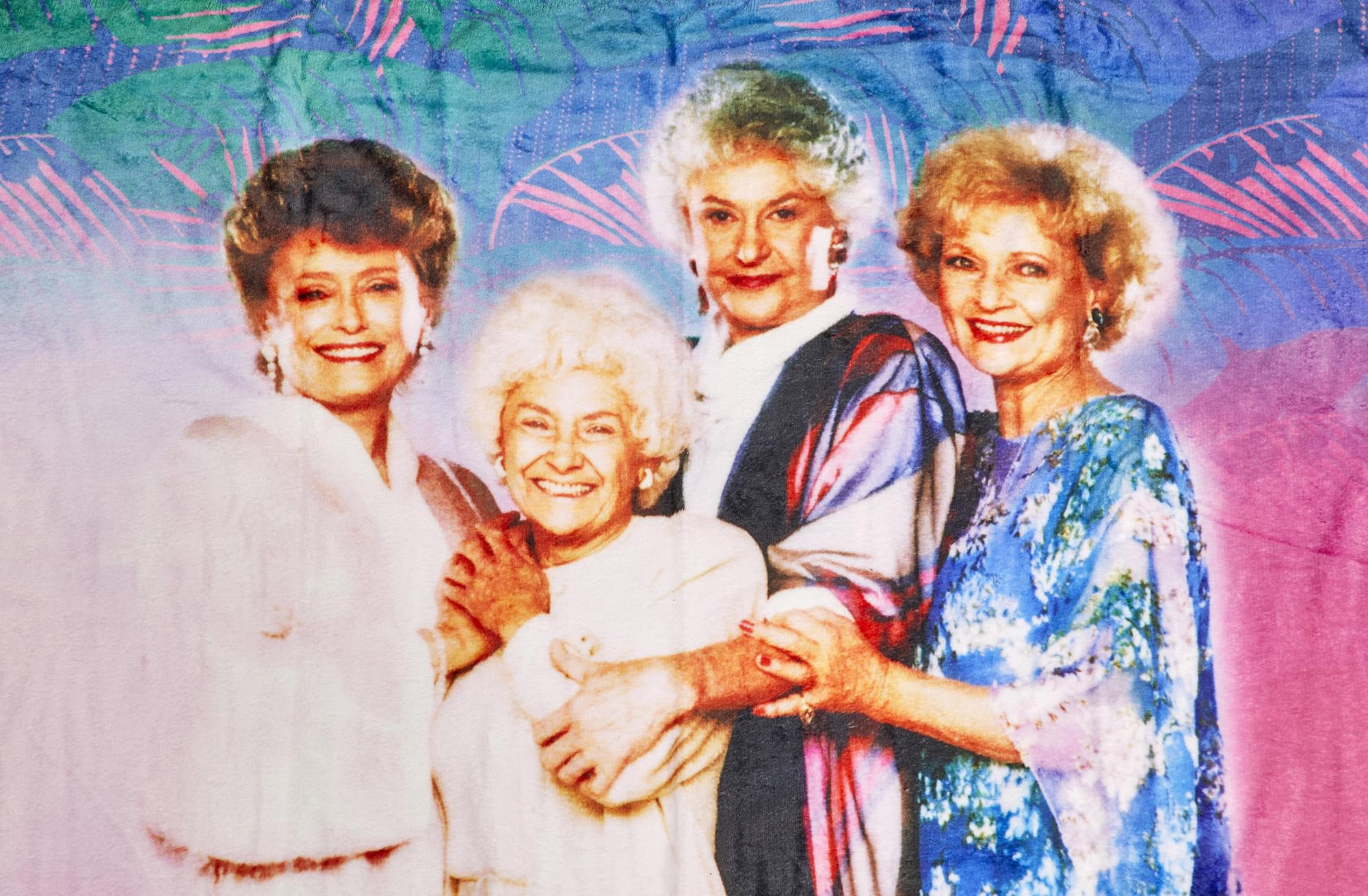 The Golden Girls Stay Golden 45 x 60 Inch Fleece Throw Blanket