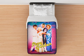 The Golden Girls Stay Golden 45 x 60 Inch Fleece Throw Blanket