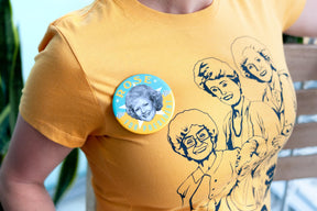 The Golden Girls Rose Presidential Campaign Button Pin | Measures 3 Inches