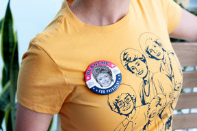 The Golden Girls Blanche Presidential Campaign Button Pin | Measures 3 Inches