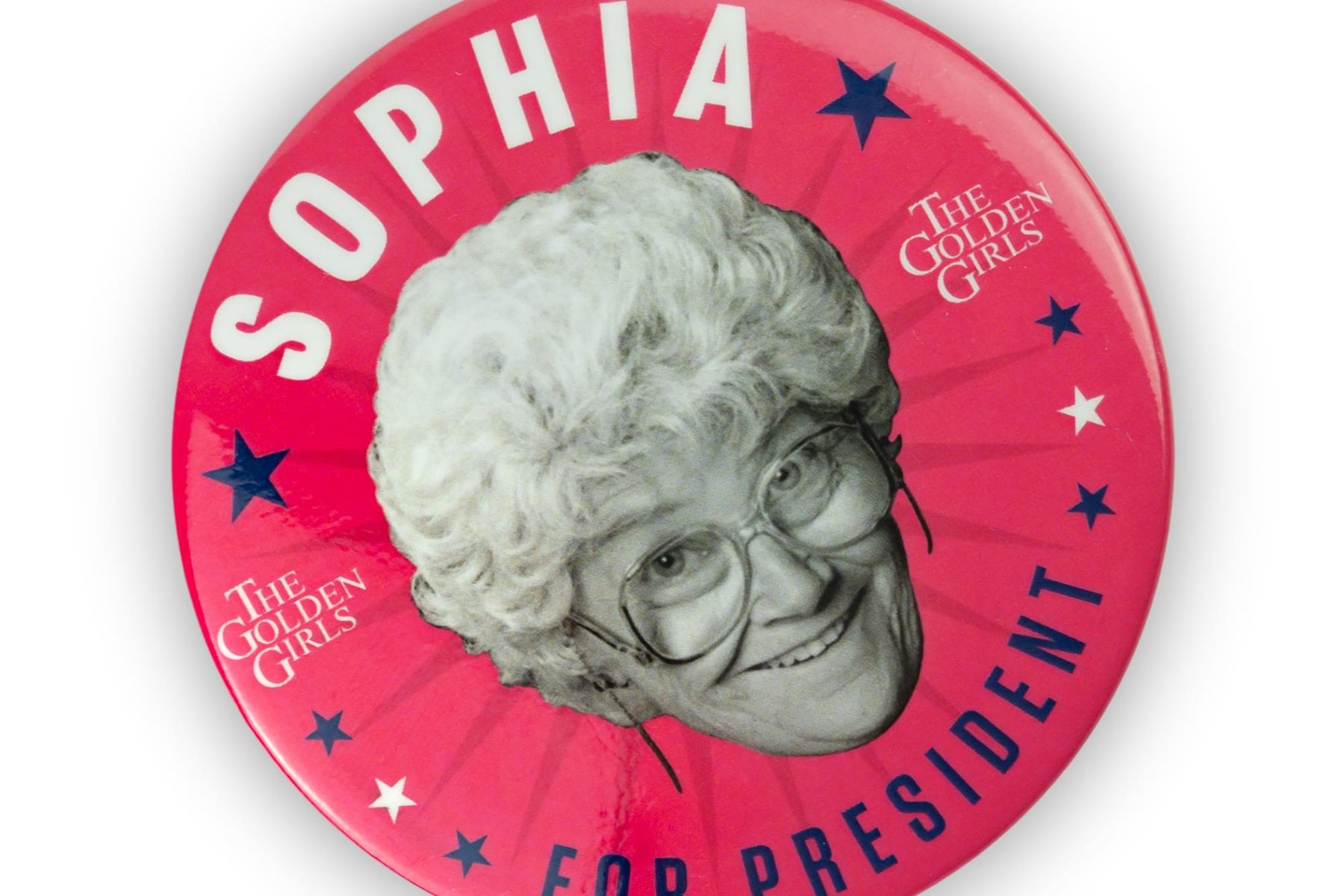 The Golden Girls Sophia Presidential Campaign Button Pin | Measures 3 Inches