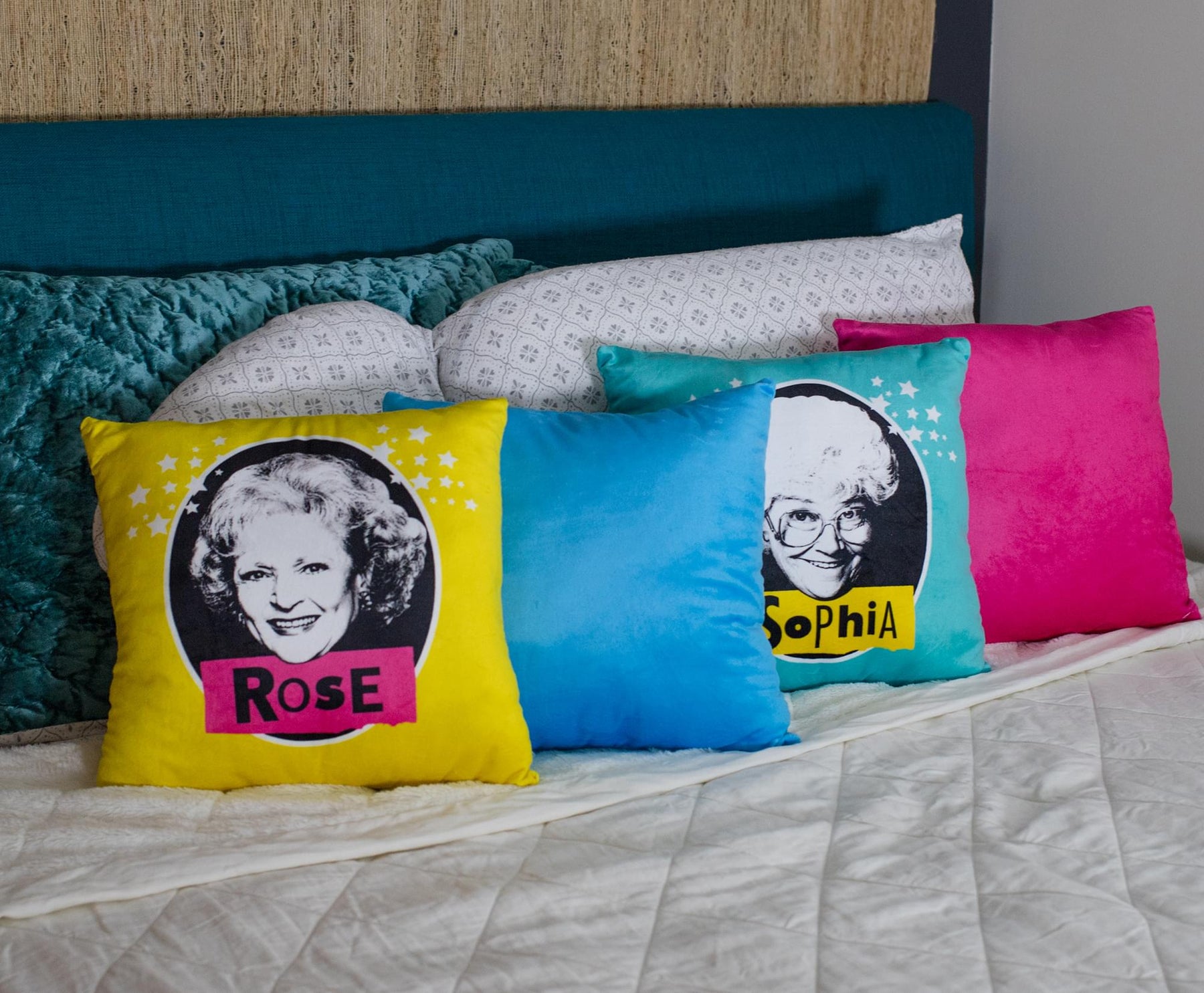 The Golden Girls 14-Inch Character Throw Pillows | Set of 4