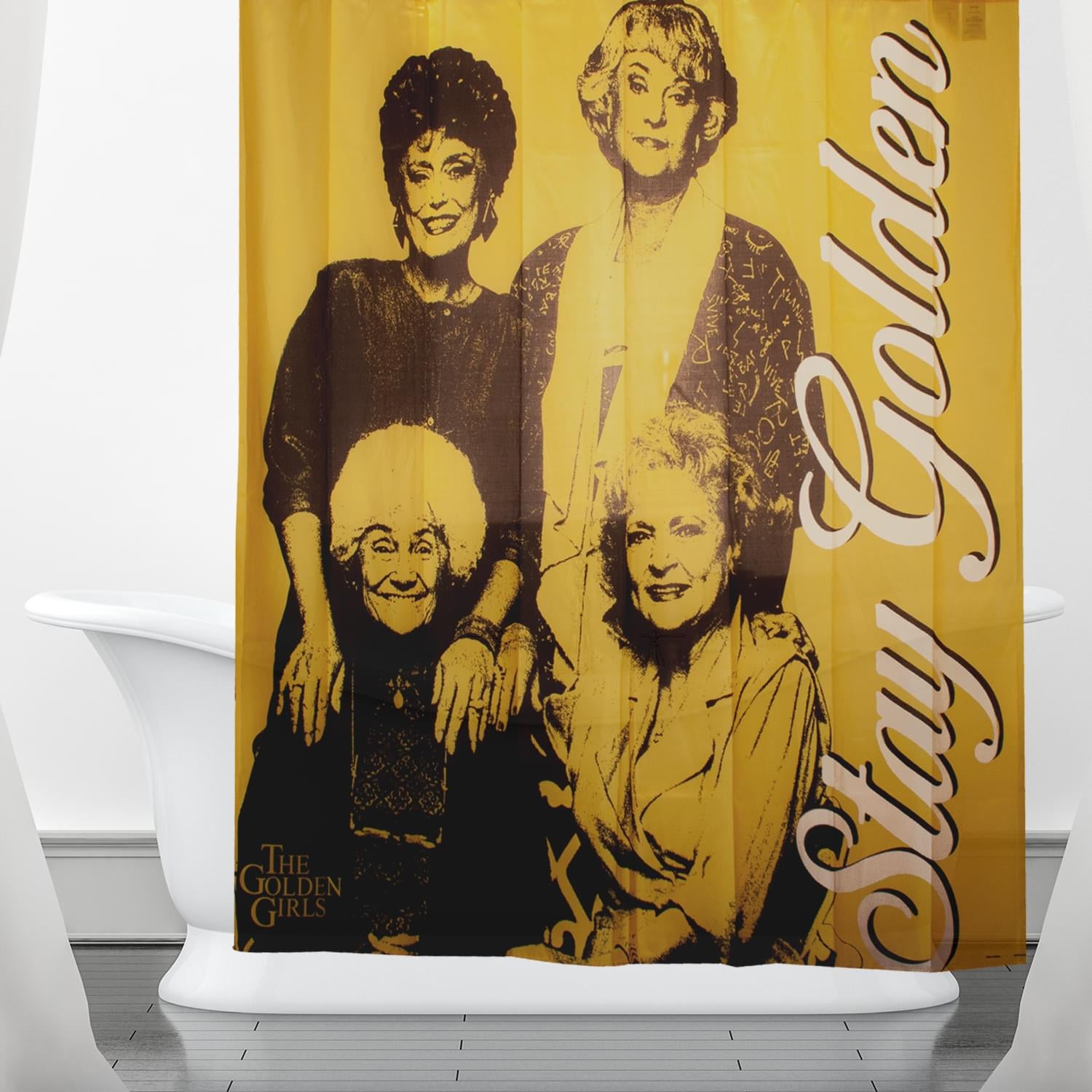 Golden Girls Collectibles | Golden Girls Stay Golden Shower Polyester Curtain