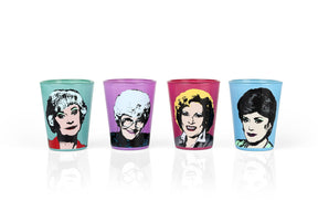 The Golden Girls 2-Ounce Character Mini Glasses | Set of 4