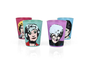 The Golden Girls 2-Ounce Character Mini Glasses | Set of 4