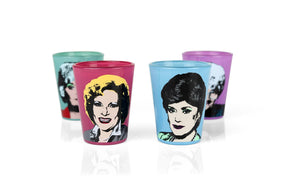 The Golden Girls 2-Ounce Character Mini Glasses | Set of 4