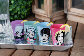 The Golden Girls 2-Ounce Character Mini Glasses | Set of 4