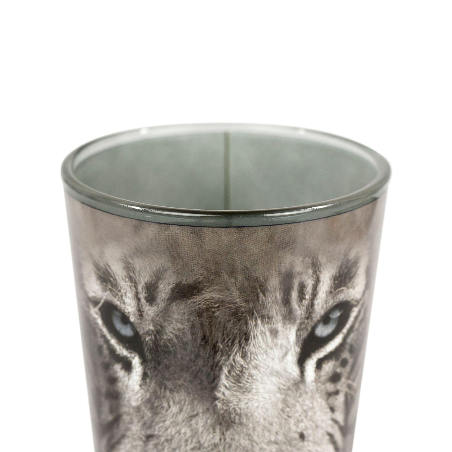 White Tiger Collectible Animal Print Glass | White Tiger 16-Ounce Pint Glass