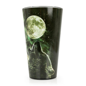 Wolf Pack Howling At The Moon 16oz Pint Glass