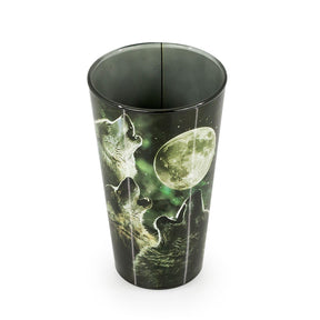 Wolf Pack Howling At The Moon 16oz Pint Glass
