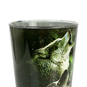 Wolf Pack Howling At The Moon 16oz Pint Glass