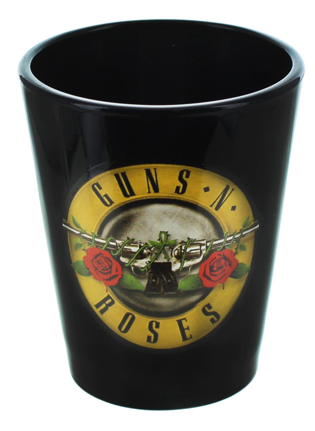 Guns N Roses Logo 2oz Black Shot Glass