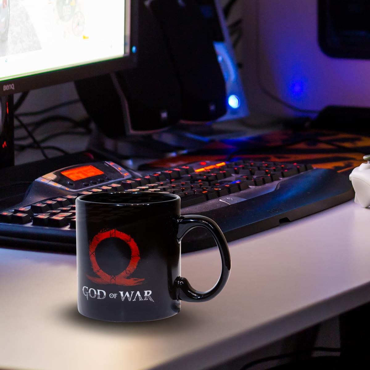 God of War Kratos & Son Ceramic Coffee & Tea Mug | 20 oz Coffee Mug