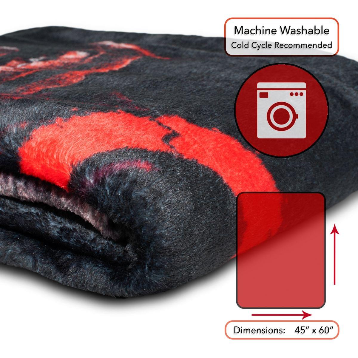 Kratos and Son God of War Lightweight Fleece Throw Blanket | 45 x 60 Inches