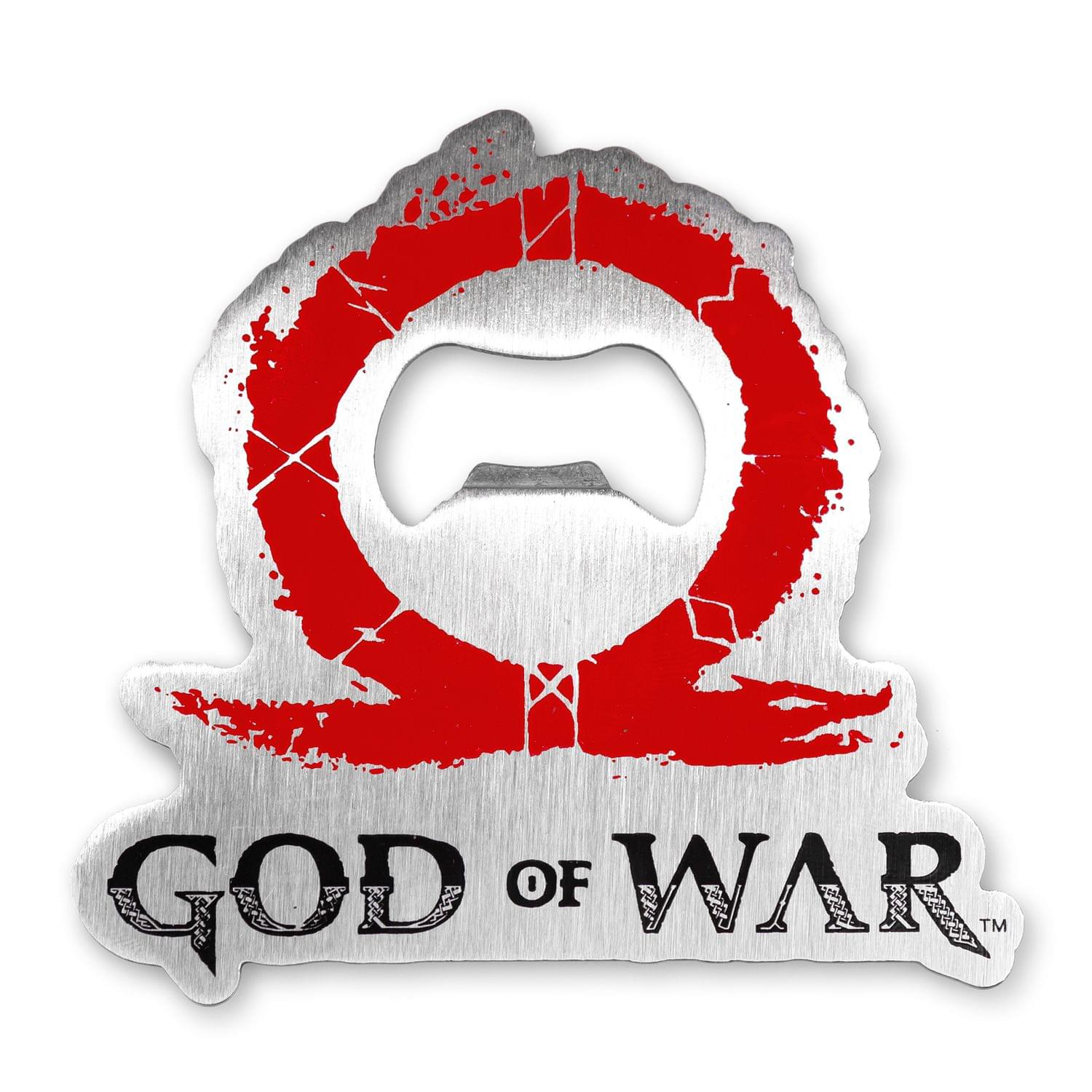 God of War Collectibles | God of War 2018 Logo Metal Bottle Opener