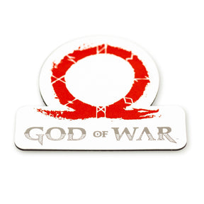 God of War 2018 Omega Logo Car Magnet | Kratos And Son | Video Game Collectible