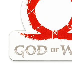 God of War 2018 Omega Logo Car Magnet | Kratos And Son | Video Game Collectible
