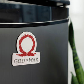 God of War 2018 Omega Logo Car Magnet | Kratos And Son | Video Game Collectible
